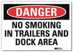 Danger Sign 7 in x 10 in Rflct Sheeting