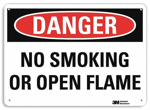 Danger Sign 10 inx14 in Plastic