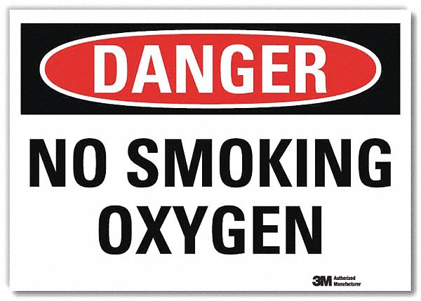 Danger Sign 10 in x 14 in Rflct Sheeting