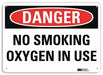 Danger Sign 7 inx10 in Plastic