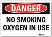 Danger Sign 7inx10in Reflective Sheeting