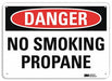 Danger Sign 10 in x 14 in Plastic