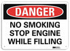Danger Sign 7 in x 10 in Aluminum
