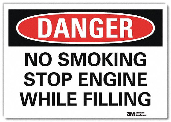 Danger Sign 7inx10in Reflective Sheeting