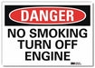 Danger Sign 5inx7in Reflective Sheeting