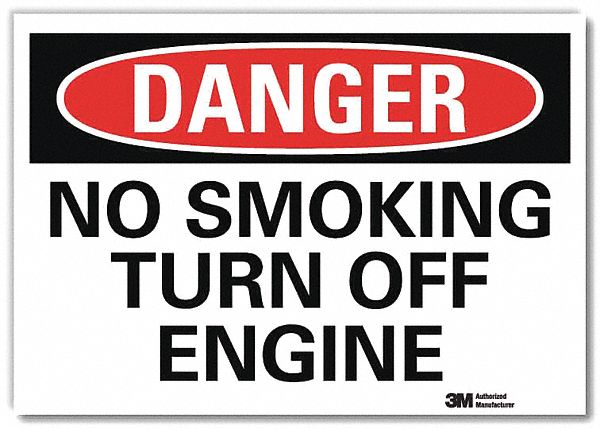Danger Sign 5inx7in Reflective Sheeting