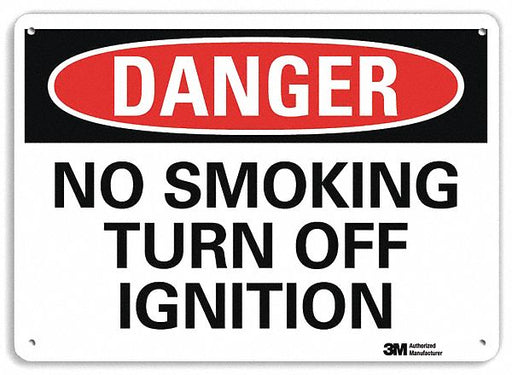 Danger Sign 10 in x 14 in Plastic