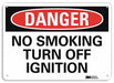 Danger Sign 10 in x 14 in Aluminum
