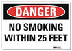 Danger Sign 5inx7in Reflective Sheeting