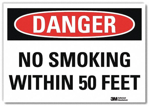 Danger Sign 5inx7in Reflective Sheeting