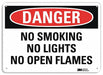 Danger Sign 7 inx10 in Plastic