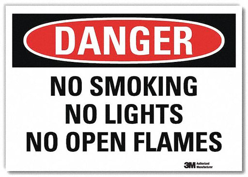 Danger Sign 10 in x 14 in Rflct Sheeting