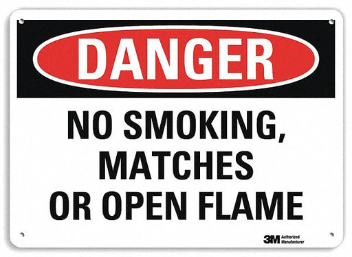 Danger Sign 7 inx10 in Plastic