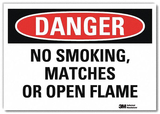Danger Sign 5inx7in Reflective Sheeting