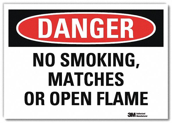 Danger Sign 5inx7in Reflective Sheeting