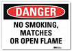 Danger Sign 10inx14in Reflctv Sheeting