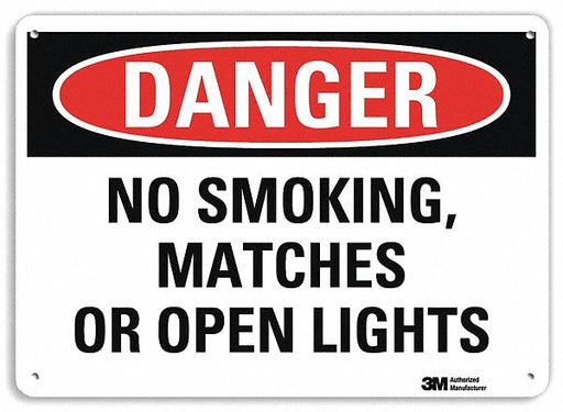 Danger Sign 7 inx10 in Plastic