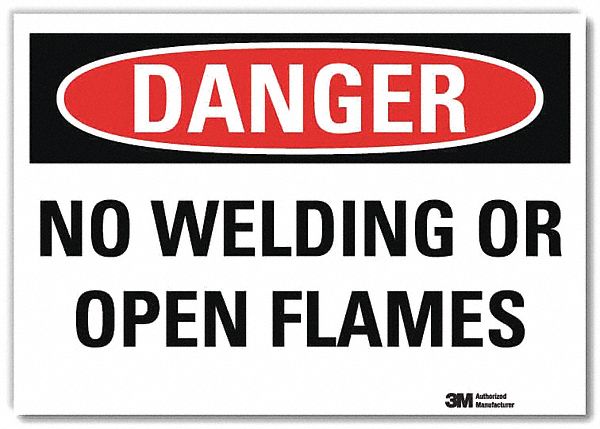 Danger Sign 10inx14in Reflctv Sheeting