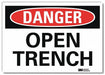 Danger Sign 7 in x 10 in Rflct Sheeting