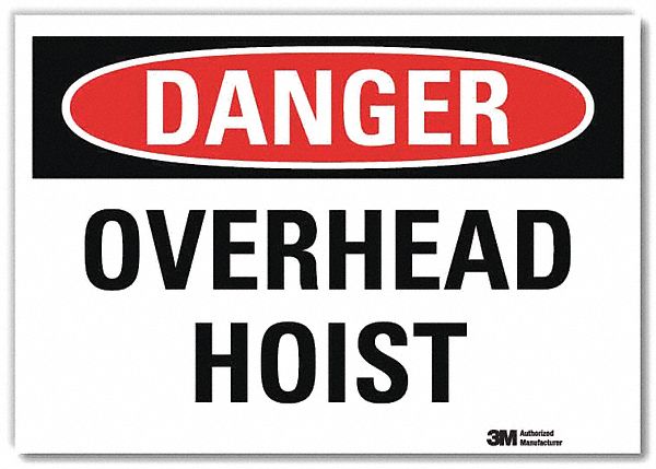 Danger Sign 10 in x 14 in Rflct Sheeting