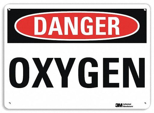 Danger Sign 10 inx14 in Plastic