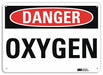 Danger Sign 10 in x 14 in Aluminum