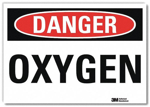 Danger Sign 7inx10in Reflective Sheeting