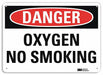 Danger Sign 7 in x 10 in Aluminum
