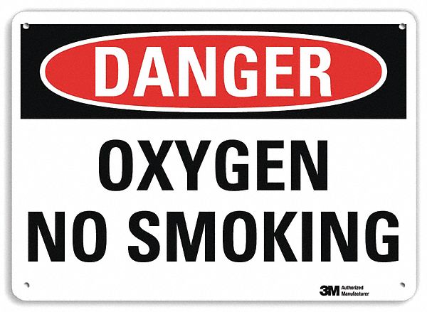 Danger Sign 7 in x 10 in Aluminum