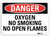 Danger Sign 7 inx10 in Plastic