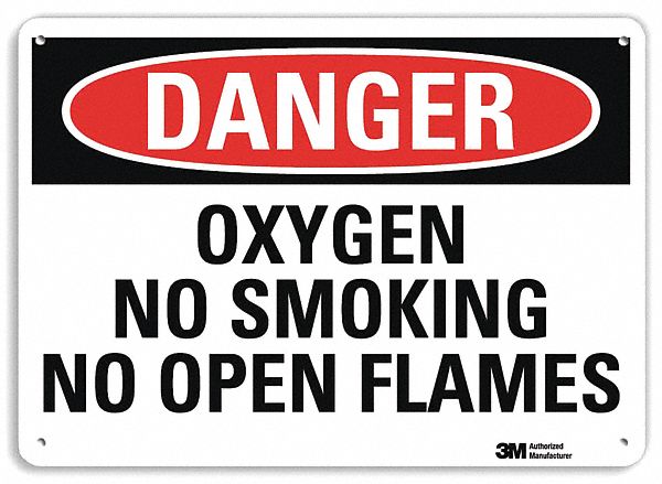 Danger Sign 7 inx10 in Plastic