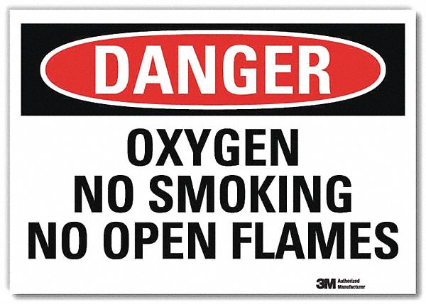 Danger Sign 7inx10in Reflective Sheeting