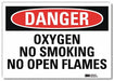 Danger Sign 10inx14in Reflctv Sheeting