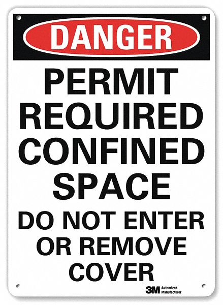 Danger Sign 7 in x 7 in Aluminum
