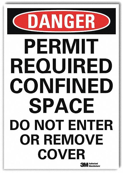 Danger Sign 14inx10in Reflctv Sheeting