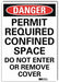 Danger Sign 10inx7in Reflective Sheeting