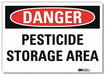 Danger Sign 7inx10in Reflective Sheeting