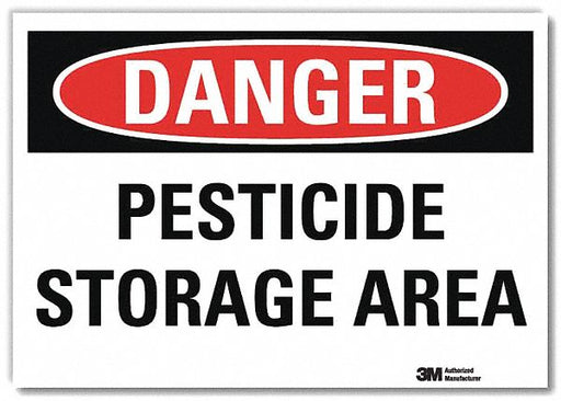 Danger Sign 5inx7in Reflective Sheeting