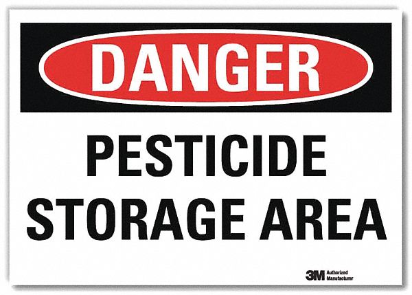 Danger Sign 5inx7in Reflective Sheeting