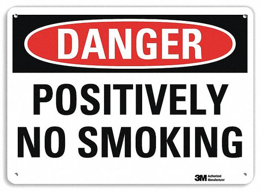 Danger Sign 7 inx10 in Plastic