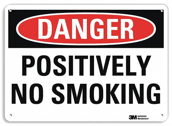 Danger Sign 7 inx10 in Plastic