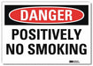 Danger Sign 10 in x 14 in Rflct Sheeting