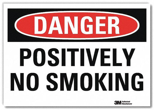 Danger Sign 10 in x 14 in Rflct Sheeting