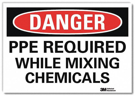 Danger Sign 10inx14in Reflctv Sheeting