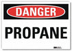 Danger Sign 5inx7in Reflective Sheeting
