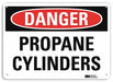 Danger Sign 10 inx14 in Aluminum