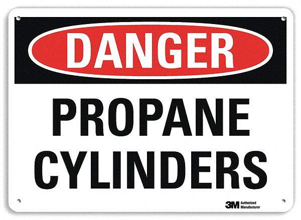 Danger Sign 10 inx14 in Aluminum