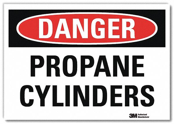 Danger Sign 5inx7in Reflective Sheeting