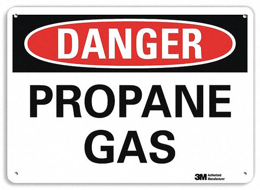Danger Sign 7 in x 10 in Plastic