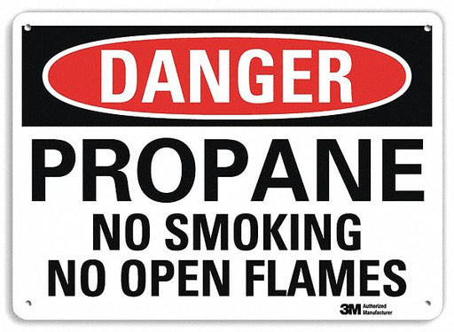 Danger Sign 7 inx10 in Plastic